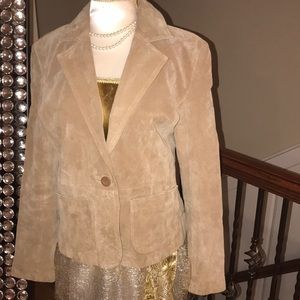 New York & Company Suede Jacket/Blazer